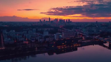 Varşova, Polonya Hava panorama