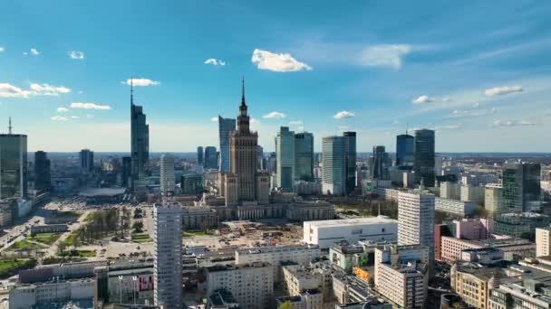 波兰的空中全景 — 图库视频影像
