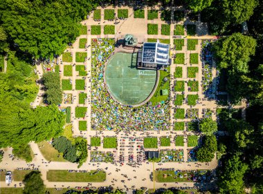 Polonya, Varşova 'da güzel bir yaz günü