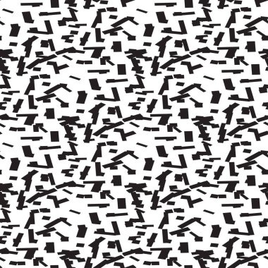 Beyaz arkaplan vektör illüstrasyonuna izole edilmiş soyut siyah konfeti. Tebrik kartı afişi afiş olayı kutlama broşürü davetiye kapağı için modaya uygun bir baba grafik tasarımı