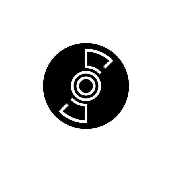 Dvd Vektorsymbol Computerkomponenten Symbol Soliden Stil Perfekte Verwendung Für Logo — Stockvektor