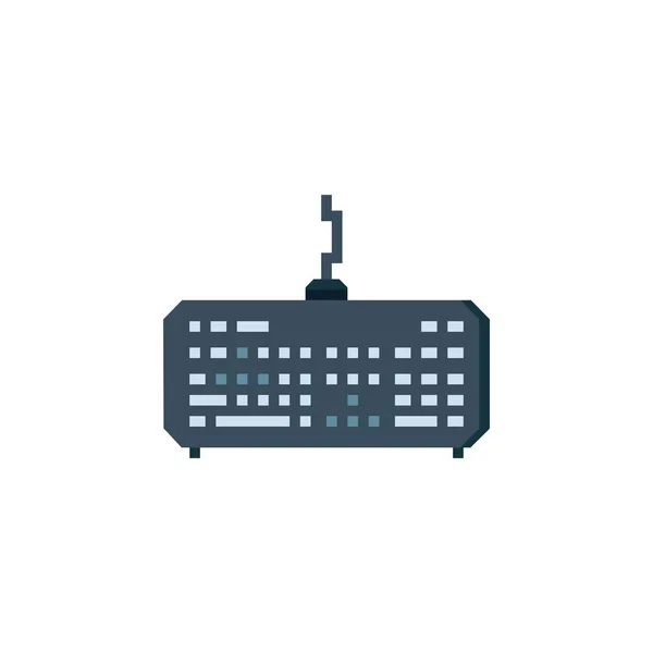 Значок Вектора Клавиатуры Компьютерная Икона Плоского Стиля Идеальное Использование Логотипа — стоковый вектор