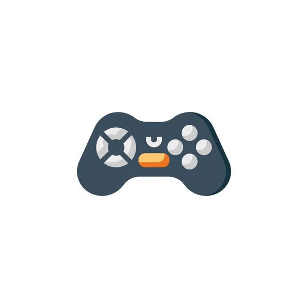 Иконка Вектора Игры Компьютерная Икона Плоского Стиля Идеальное Использование Логотипа — стоковый вектор
