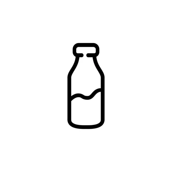 牛奶病媒图标 完美地使用标识 应用程序 网站等 图标设计线条风格 — 图库矢量图片