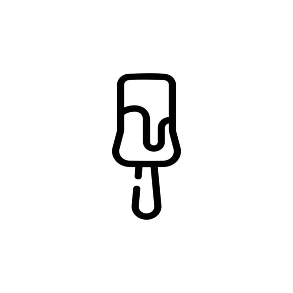 Ikona Wektora Lodów Idealne Zastosowanie Logo Prezentacji Aplikacji Strony Internetowej — Wektor stockowy