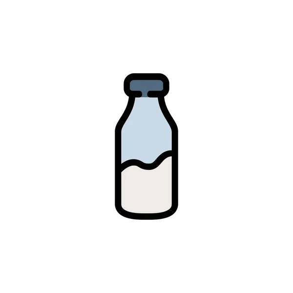 Icona Vettore Del Latte Uso Perfetto Logo Presentazione Applicazione Sito — Vettoriale Stock