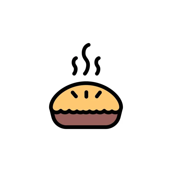 Ícone Vetor Torta Uso Perfeito Para Logotipo Apresentação Aplicação Site —  Vetores de Stock
