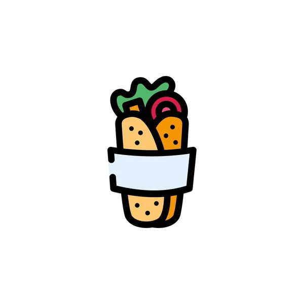 Kebab Vektorsymbol Perfekte Verwendung Für Logo Präsentation Anwendung Website Und — Stockvektor