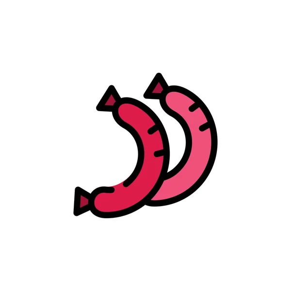 Wurst Vektor Symbol Perfekte Verwendung Für Logo Präsentation Anwendung Website — Stockvektor