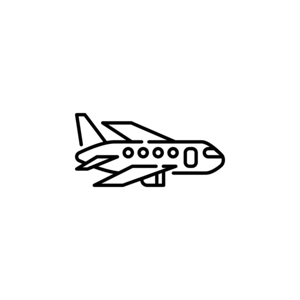Airplane Vector Icon Transportation Icon Outline Style Perfect Use Logo — Stock Vector
