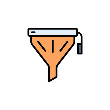 filter vector icon filled line style. Perfect for website, application, commerce, presentation, logo and more. simple and modern color outline icon