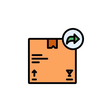 share product vector icon filled line style. Perfect for website, application, commerce, presentation, logo and more. simple and modern color outline icon