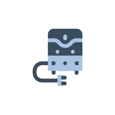 ups vektör simgesi. bilgisayar bileşeni simgesi düz stili. Logo, sunum, web sitesi ve daha fazlası için mükemmel bir kullanım. Basit modern simge tasarımı düz biçim