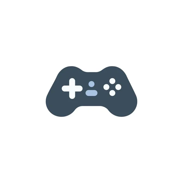 Иконка Вектора Игры Компьютерная Икона Плоского Стиля Идеальное Использование Логотипа — стоковый вектор