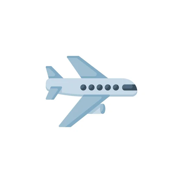 Repülőgép Vektor Ikon Szállítás Jármű Ikon Lapos Stílusban Tökéletes Használata — Stock Vector