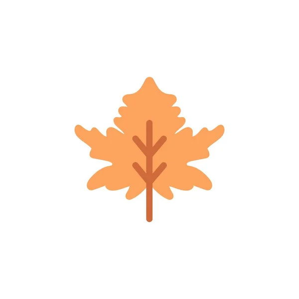 Maple Leaf Vector Icon Flat Style Идеальное Использование Логотипа Презентации — стоковый вектор