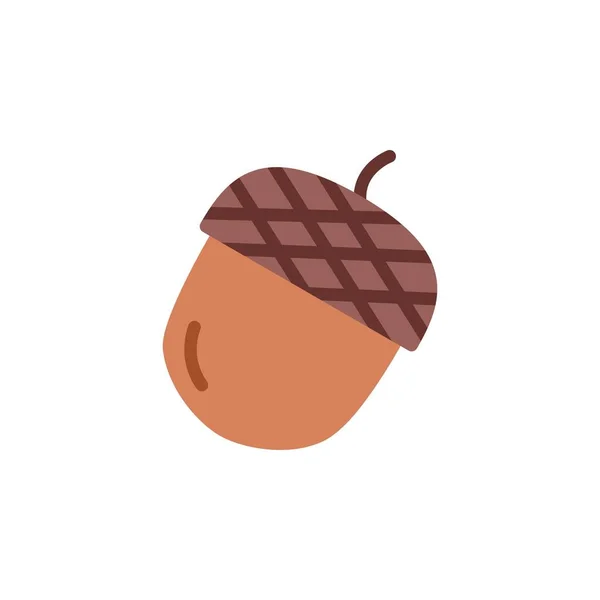 Herbst Erdnuss Vektor Symbol Flachen Stil Perfekte Verwendung Für Logo — Stockvektor