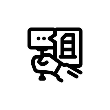 Apartman müzayedesi ikonu. Emlak ikonu taslak tarzı. Logo, sunum, web sitesi ve daha fazlası için mükemmel bir kullanım. Basit modern simge tasarım biçimi