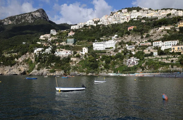 Vista Costa Amalfitana Mar Itália Foto Alta Qualidade — Fotografia de Stock