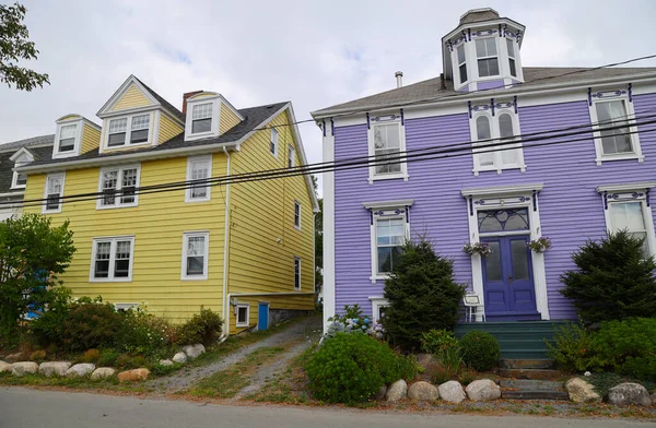 The characteristic houses of Lunenburg. High quality photo