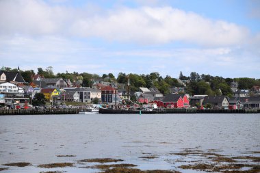 Güzel Lunenburg kasabası, Kanada. Yüksek kalite fotoğraf