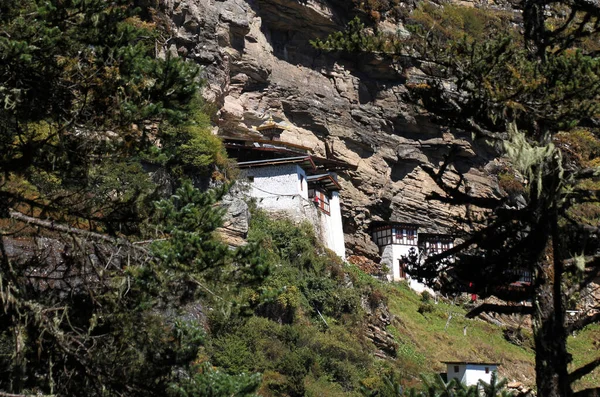 Βουδιστικό Μοναστήρι Μοναχών Στο Μπουτάν Υψηλής Ποιότητας Φωτογραφία — Φωτογραφία Αρχείου