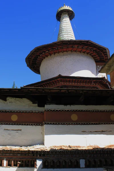 Buddhistický Klášter Městě Paro Bhútán Kvalitní Fotografie — Stock fotografie