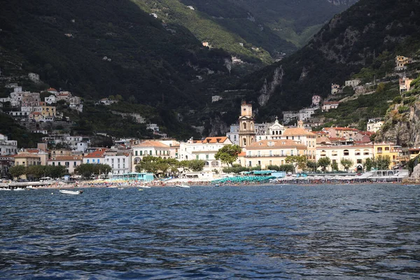Cidade Minori Costa Amalfitana Itália Foto Alta Qualidade — Fotografia de Stock