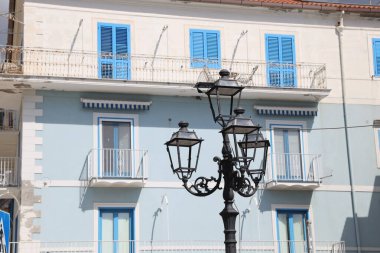 İtalya 'nın Amalfi kıyısındaki Minori kasabasında tipik bir ev. Yüksek kalite fotoğraf