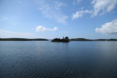 Kanada, New Scotia 'nın güneydoğu kıyısında. Yüksek kalite fotoğraf