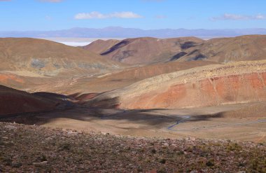 Colorful landscape of the Puna Argentina. High quality photo