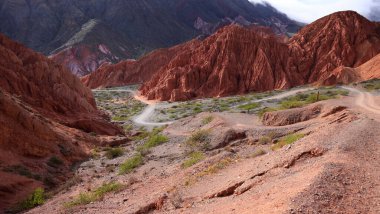 The splendid colors of the Quebrada de Purmamarca, Argentina. High quality photo