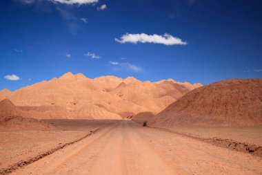 The clay formations of the Labyrinth desert in the Puna of Argentina. High quality photo