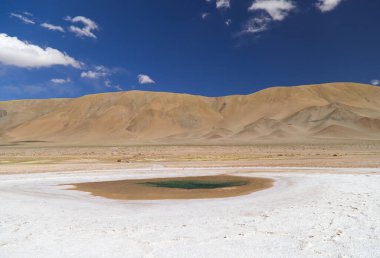 The green waters of Ojos De Mar in Puna Argentina. High quality photo