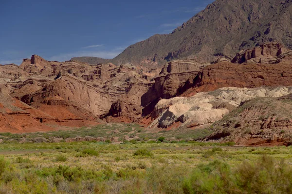 Скальные Образования Квебрада Лас Конхас Аргентина Высокое Качество Фото — стоковое фото