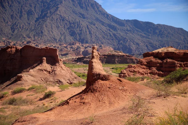 Formacje Skalne Quebrada Las Conchas Argentyna Wysokiej Jakości Zdjęcie — Zdjęcie stockowe