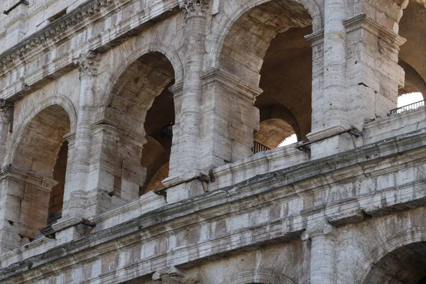 Detalhe Coliseu Roma Itália Foto Alta Qualidade — Fotografia de Stock