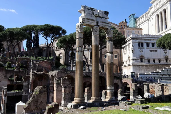 Detail Imperial Forums Rome Italy High Quality Photo — Stock Photo, Image