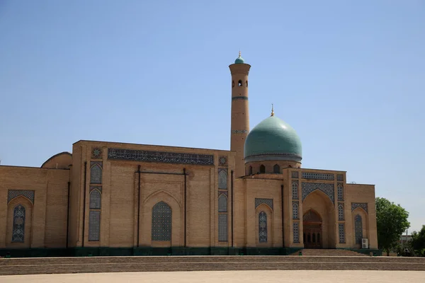 Vista Detalhada Complexo Khast Imam Tashkent Uzbequistão Foto Alta Qualidade — Fotografia de Stock