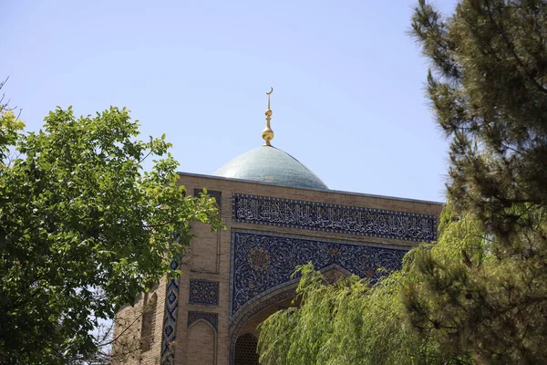 Вид Мавзолей Каффала Шаши Ташкенте Узбекистан Высокое Качество Фото — стоковое фото