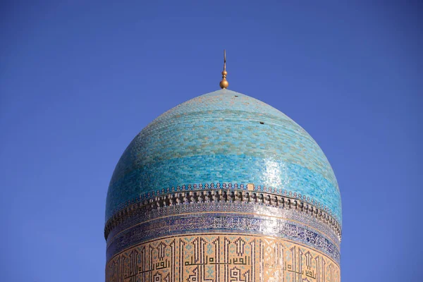 Poi Kalyan Complex View Mosque Area Bukhara Uzbekistan 高质量的照片 — 图库照片