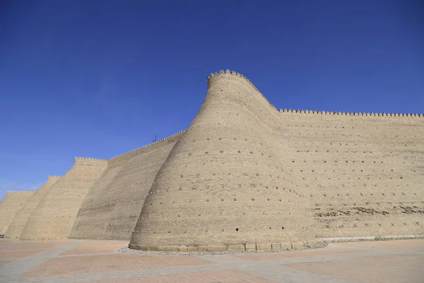 Les Murs Forteresse Arche Boukhara Ouzbékistan Photo Haute Qualité — Photo