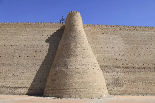 Las Murallas Fortaleza Del Arca Bujará Uzbekistán Foto Alta Calidad —  Fotos de Stock