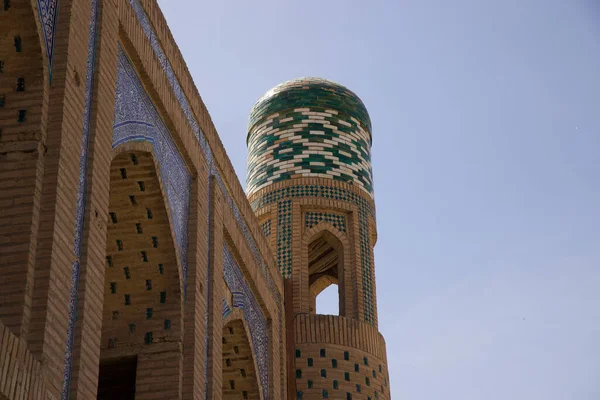 Glimpse Ancient City Khiva Uzbekistan High Quality Photo — Stock Photo, Image