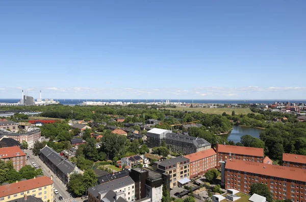 Luftaufnahme Der Stadt Kopenhagen Hochwertiges Foto — Stockfoto