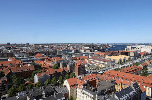 コペンハーゲンの街の空中ビュー 高品質の写真 — ストック写真