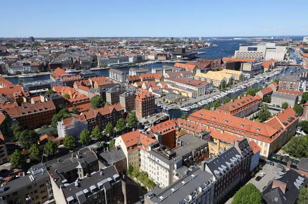 Vue Aérienne Ville Copenhague Photo Haute Qualité — Photo