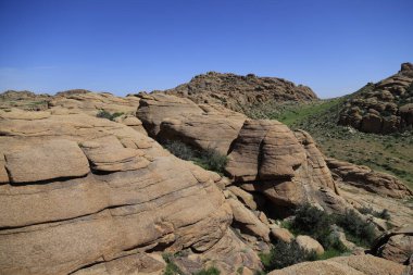Baga Gazriin Chuluu kaya oluşumları, Moğolistan. Yüksek kalite fotoğraf