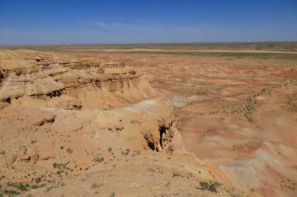 Скальные Образования Цагаан Суварга Пустыне Гоби Монголия Высокое Качество Фото — стоковое фото