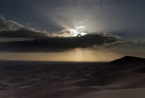Хонгорін Елс Дюни Заході Сонця Пустеля Гобі Високоякісна Фотографія — стокове фото